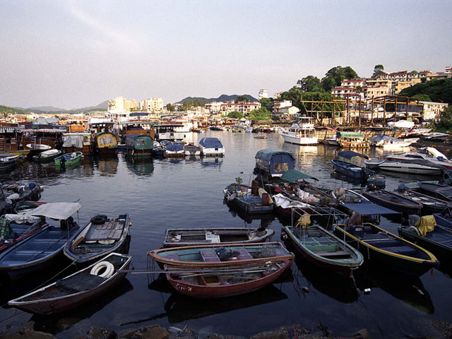 Berths for boats of Sai Kung